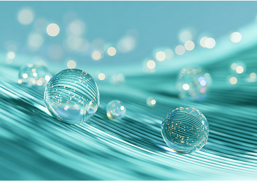 um close up de um fundo verde com muitas bolhas