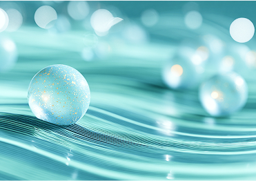 um close up de um fundo verde com muitas bolhas