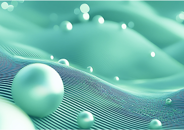 um close up de um fundo verde com muitas bolhas