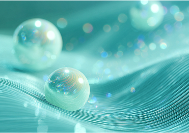 um close up de um fundo verde com muitas bolhas