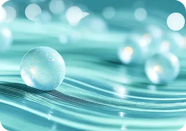 um close up de um fundo verde com muitas bolhas